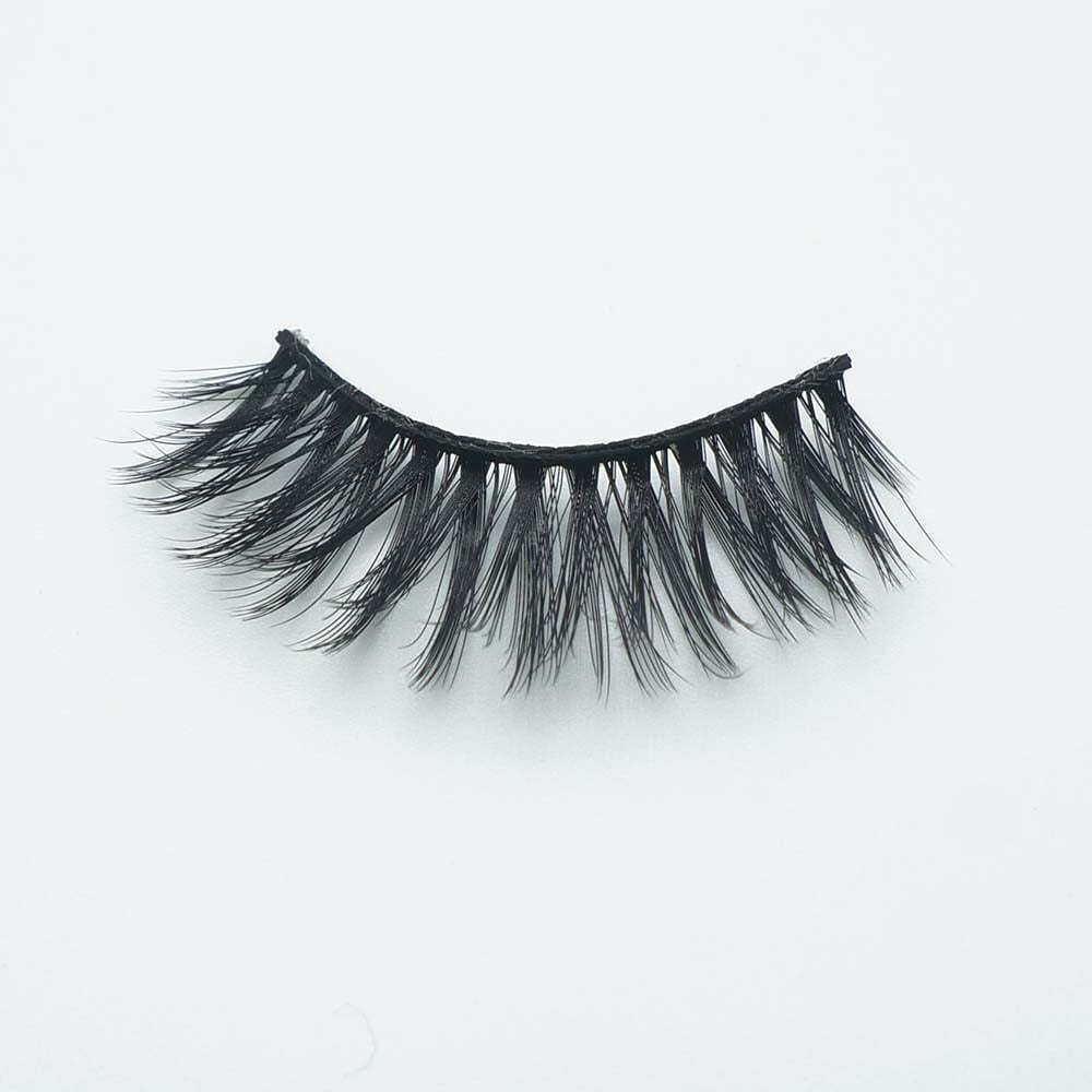 Hot seller 3D fluffy faux mink strip vegan cruelty free eyelashes wholesaler usa DF02