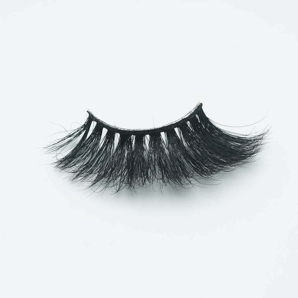 Highest quality grade 3d strip lashes real mink fur wispy 25mm eyelashes canadian wholesale LM43