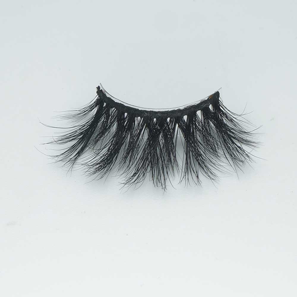 long strip lashes 25mm 3d real mink fur wispy dramatic eyelashes supply usa LM44