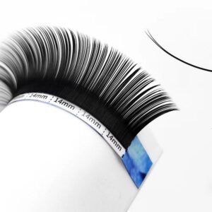 Hot selling private label ellipse flat eyelash extension factory wholesale netherlands