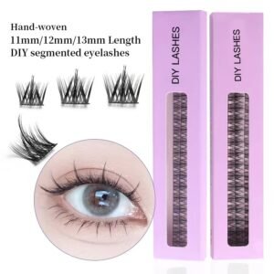 Premade Cluster DIY extensions volume eyelash extension hot melt fan lashes factory wholesale
