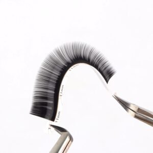 Best selling split tips ellipse flat eyelash extension private label eyelash extension factory wholesale canada