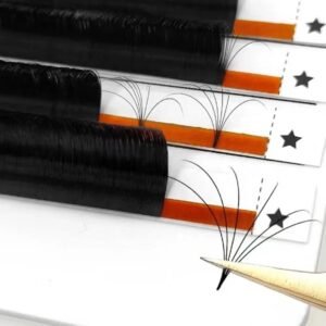 Customized logo easy fast fanning auto fan volume eyelash extension lash extensions australian factory supply